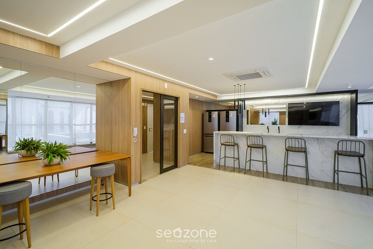 Studio a 500 m del Mar en edif. c/ piscina ZNB1508