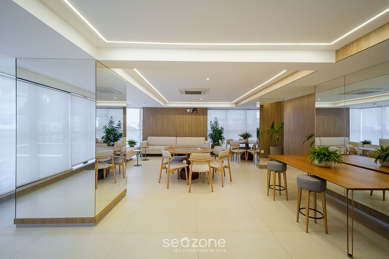 Studio a 500m da Praia em edf. c/ piscina ZNB1508