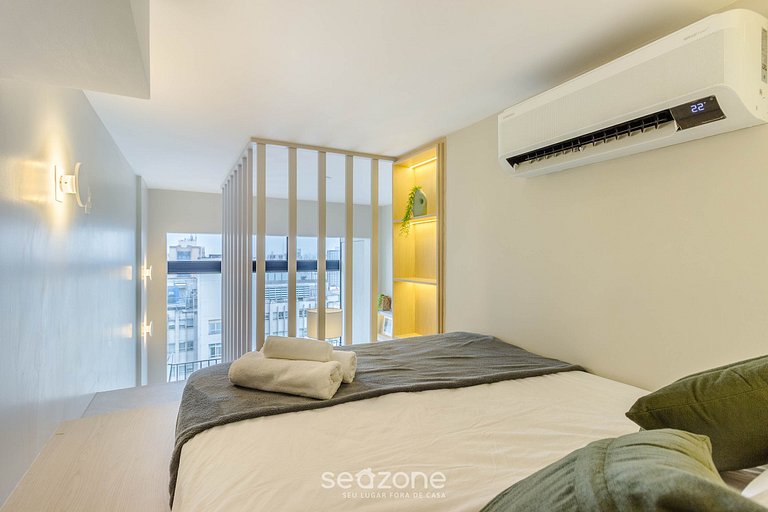 Studio em cond. c/ piscina a 300m do Metrô UOY1605