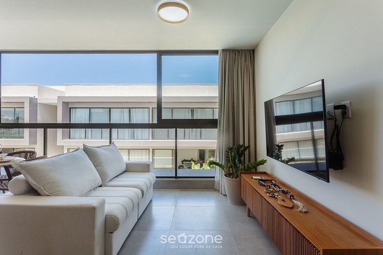 Apto a 350 m del mar en cond. c/ piscina BBC0102