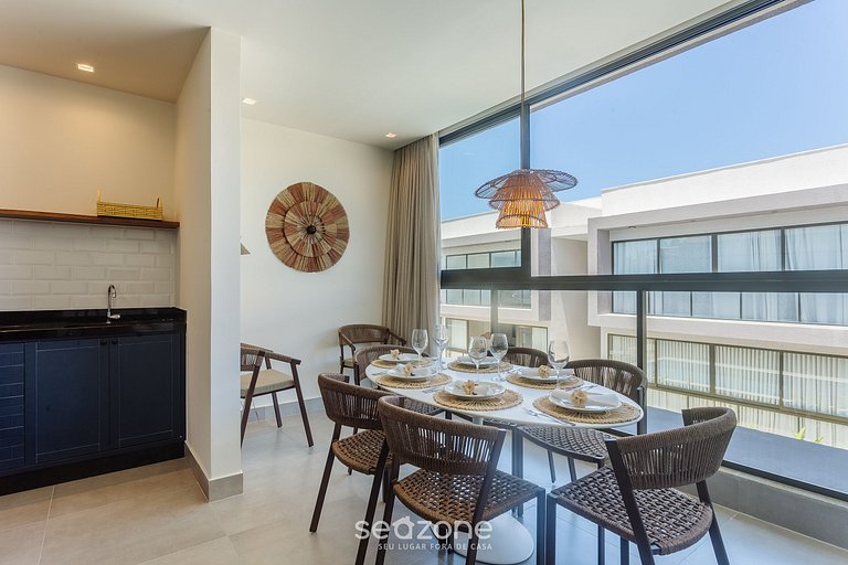 Apto a 350m da Praia em cond. c/ piscina BBC0102