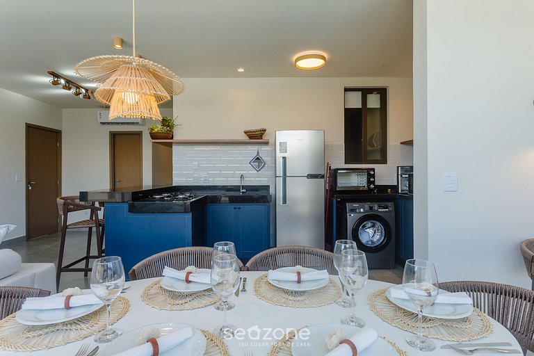 Apto a 350 m del mar en cond. c/ piscina BBC0102