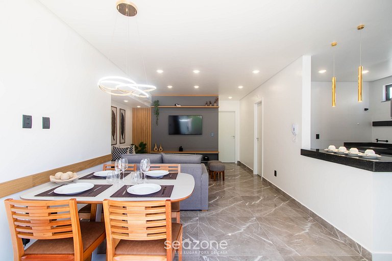 Apto em cond. c/ piscina a 350m da Praia PRY0002