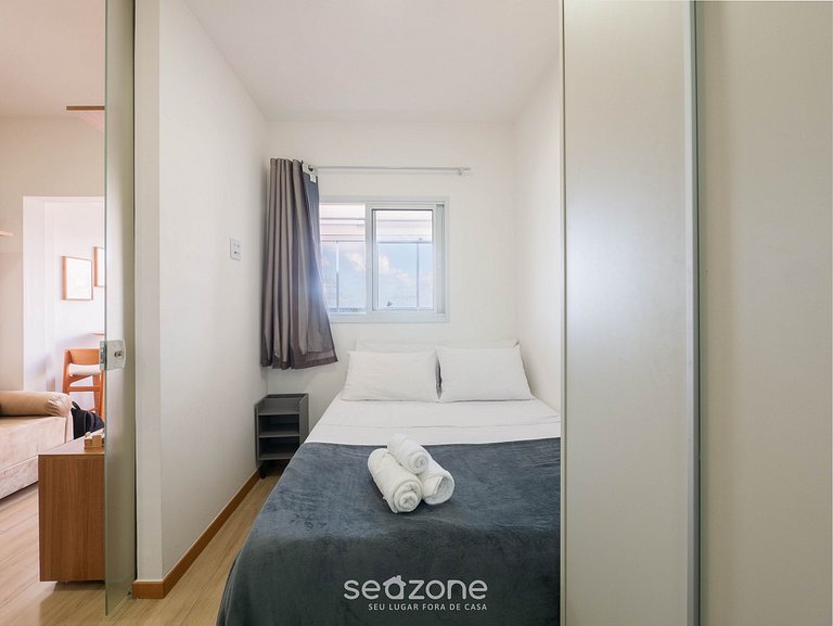 Apto Vista Mar Lateral a 70m da Praia SMA0407