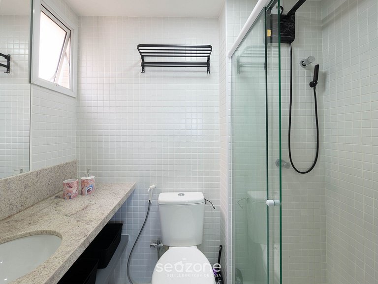 Apto Vista Mar Lateral a 70m da Praia SMA0407