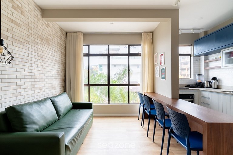 Apto pé na areia em Jurerê JBM201