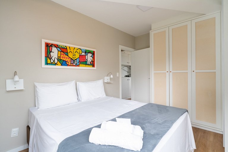 Apto pé na areia em Jurerê JBM201