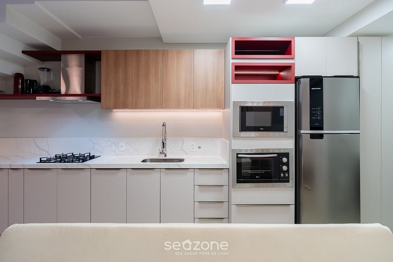 Nuevo apartamento con barbacoa en Jurerê JPR201