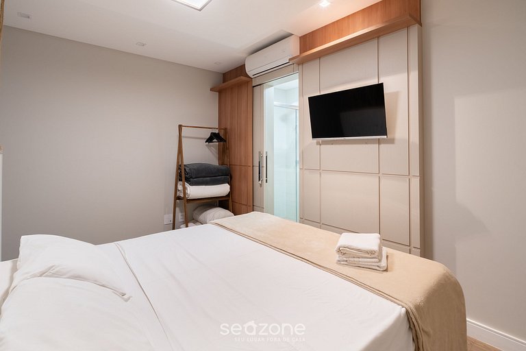 Nuevo apartamento con barbacoa en Jurerê JPR201