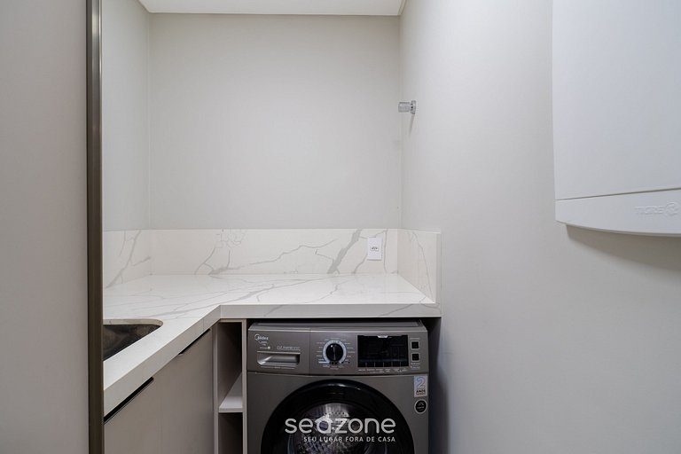 Nuevo apartamento con barbacoa en Jurerê JPR201