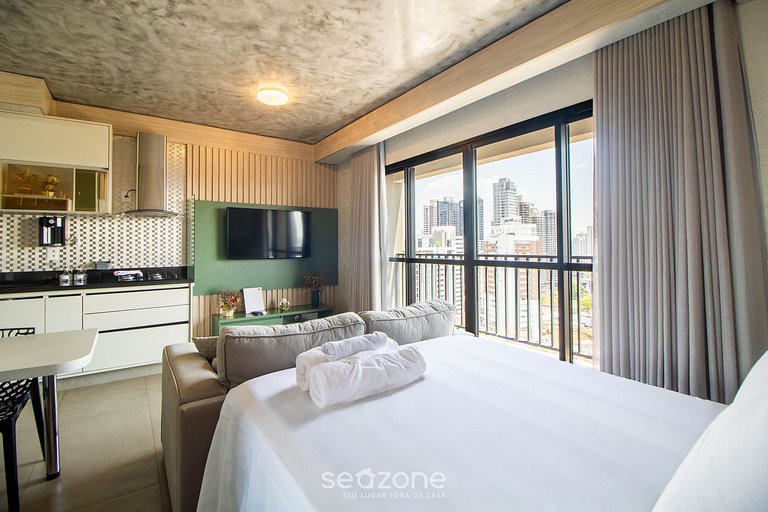 Estudio en Condo. con Piscina y Barbacoa IDVB2103