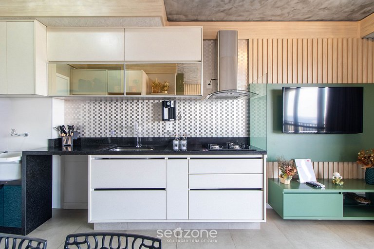 Estudio en Condo. con Piscina y Barbacoa IDVB2103