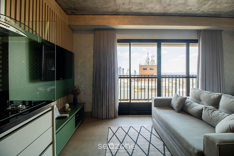 Estudio en Condo. con Piscina y Barbacoa IDVB2103