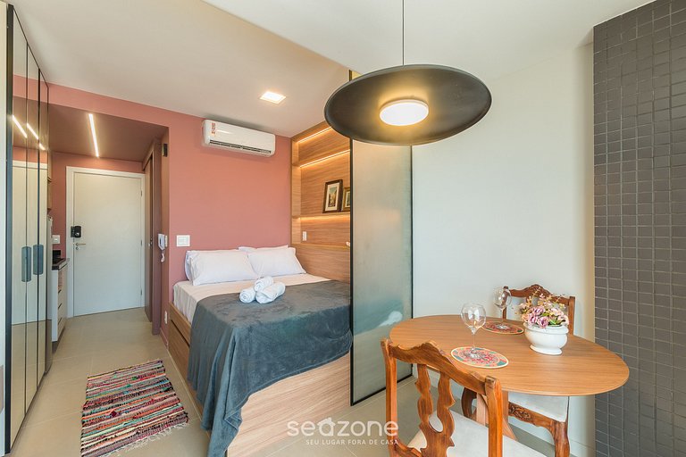 Studio prox. da Praia em cond. c/ piscina EDF0207