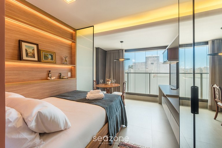 Studio cerca del mar en cond. c/ piscina EDF0207.