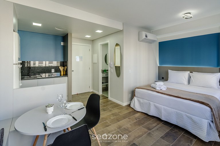 Studio moderno em POA, cond. c/ academia MCP0213