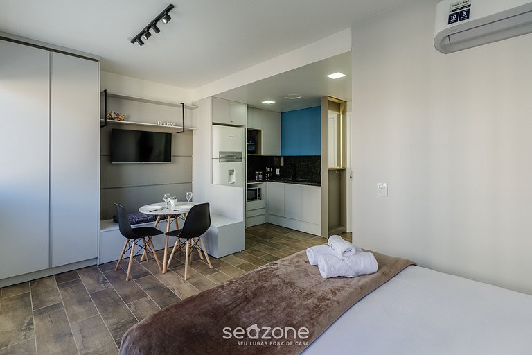 Studio moderno en cond. c/ gimnasio MCP0213