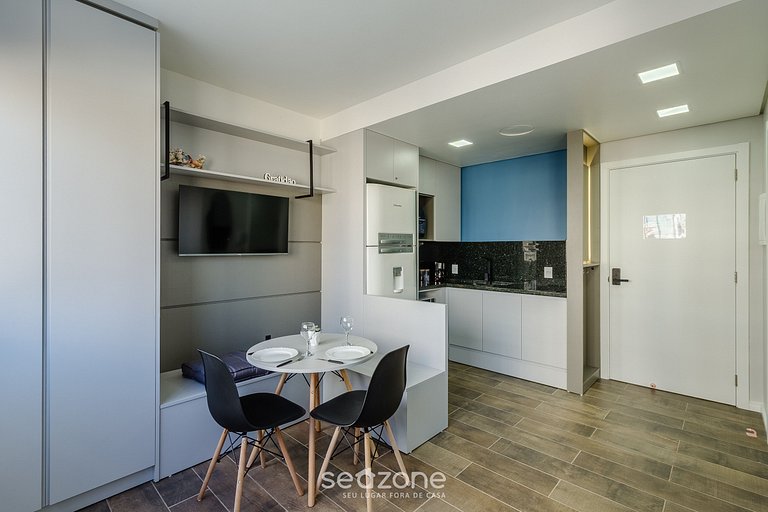 Studio moderno en cond. c/ gimnasio MCP0213