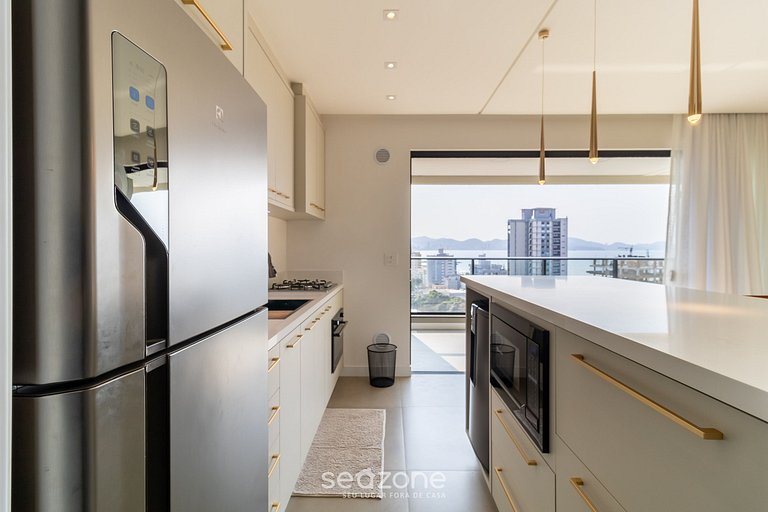 Apto Novo a 150m da Praia de Pereque CLE1202