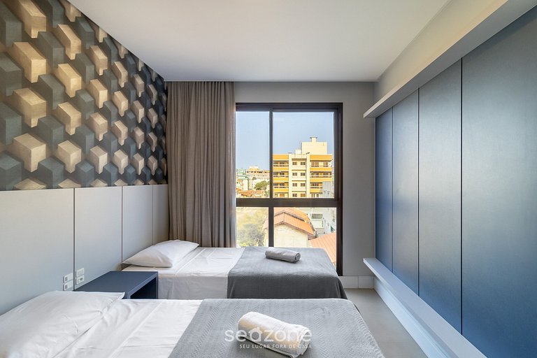 Apto Vista mar cond. c/ piscina 300m praia CSD0302