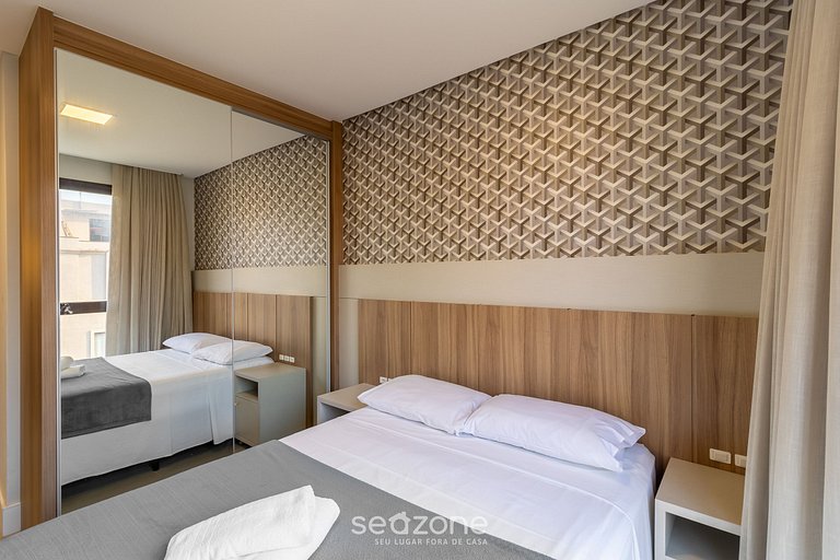 Apto Vista mar cond. c/ piscina 300m praia CSD0302