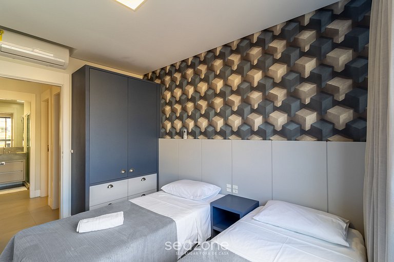 Dpto vista mar, cond. c/ piscina, 300m – CSD0302