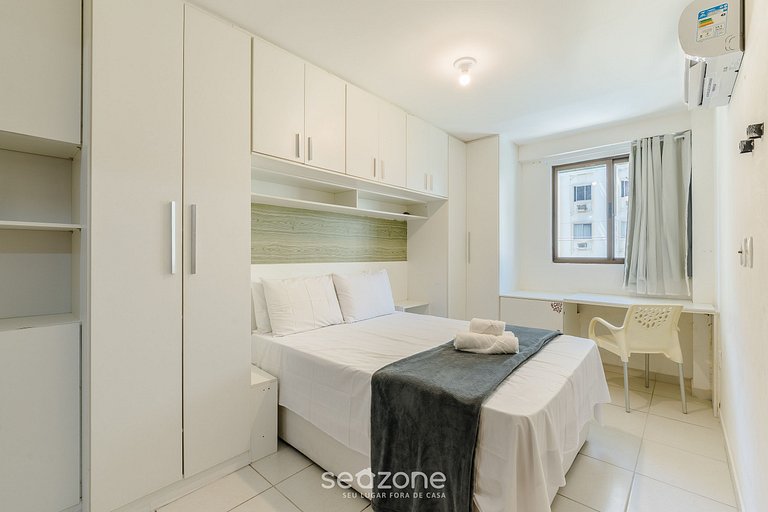 Apto de 2 dormitorios a 700 m de la playa MBR0108