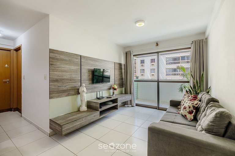 Apto de 2 dormitorios a 700 m de la playa MBR0108