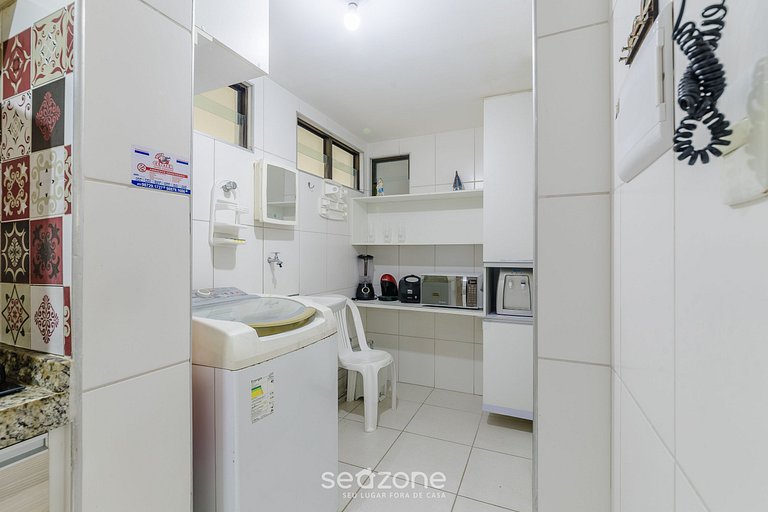 Apto de 2 dormitorios a 700 m de la playa MBR0108