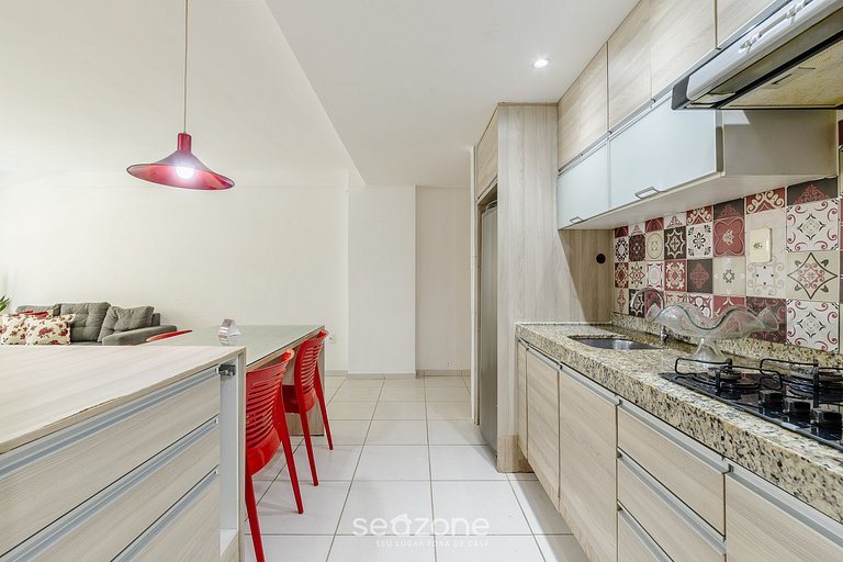 Apto de 2 dormitorios a 700 m de la playa MBR0108