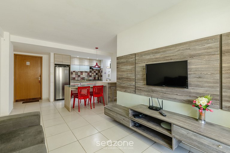 Apto de 2 dormitorios a 700 m de la playa MBR0108