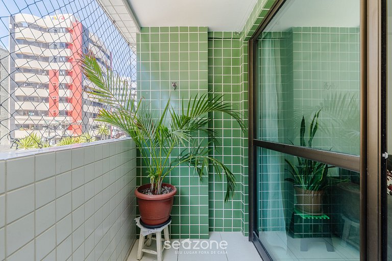 Apto de 2 dormitorios a 700 m de la playa MBR0108