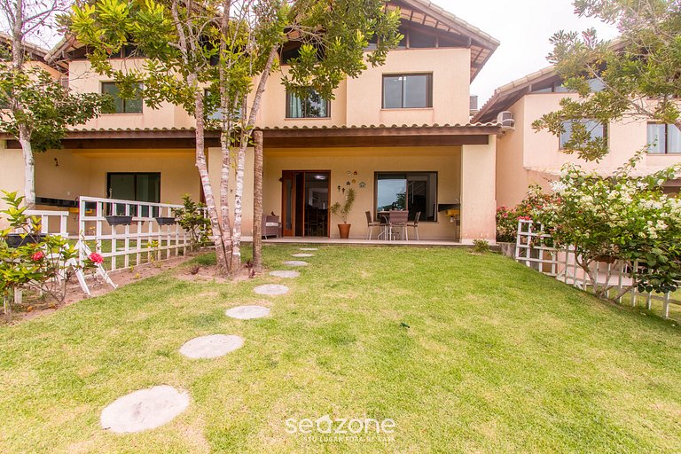 Casa em Cond. c/ Piscina a 3 min da Praia ATP0003