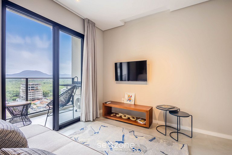 Studio c/ varanda a 220m da Praia Itapema FFS0909