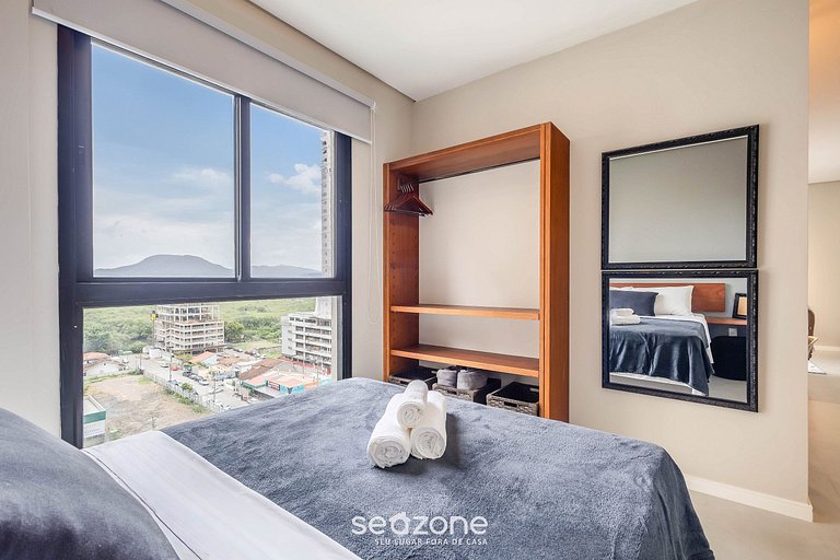 Studio c/ varanda a 220m da Praia Itapema FFS0909