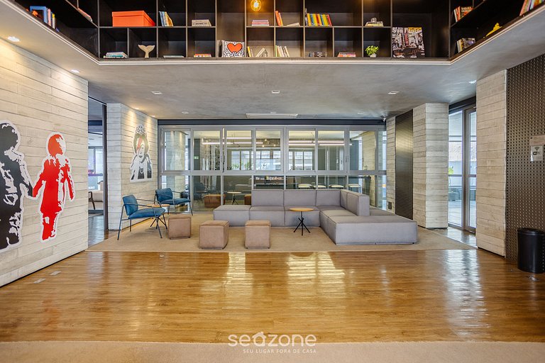 Studio en cond. c/ piscina, 130m del metro FRE1007