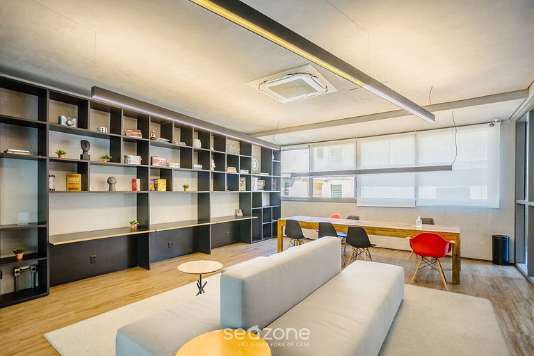 Studio en cond. c/ piscina, 130m del metro FRE1007