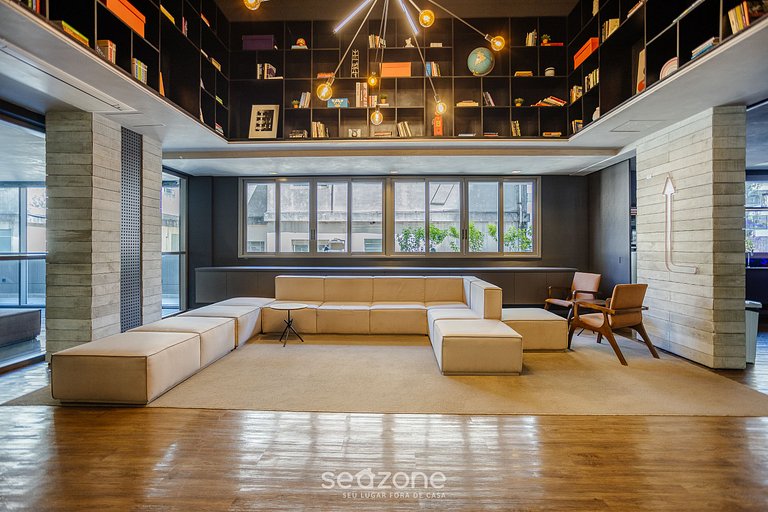 Studio em cond. c/ piscina a 130m do metrô FRE1007