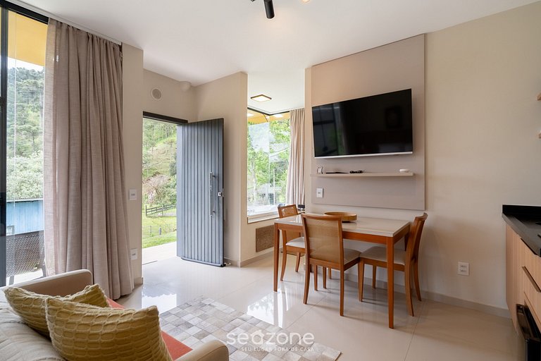 Casa con chimenea y bañera en Urubici CLA0000