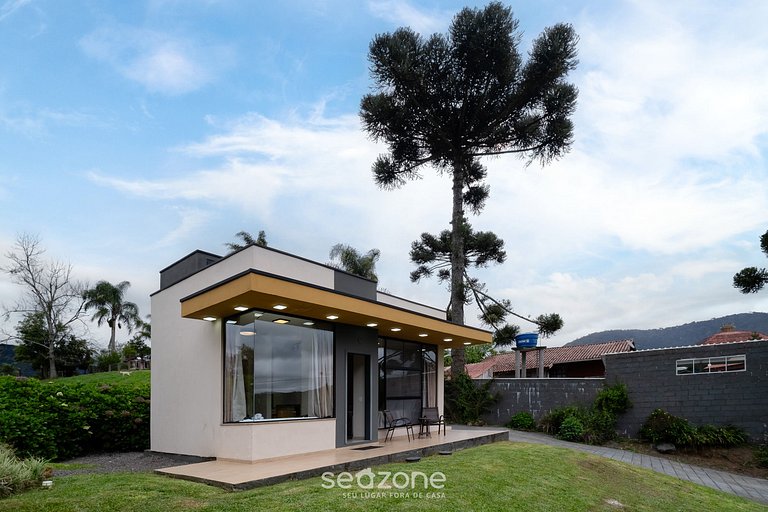 Casa con chimenea y bañera en Urubici CLA0000
