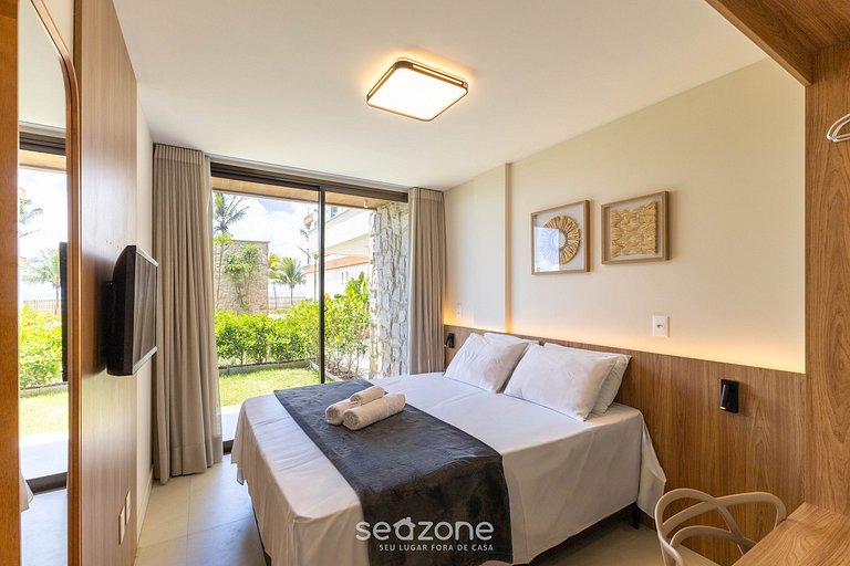 Apt en Cond. con piscina a pasos del mar PET0011