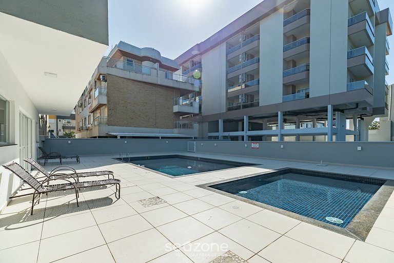 Apartamentos a 140m da praia Floripa-SC IAPs