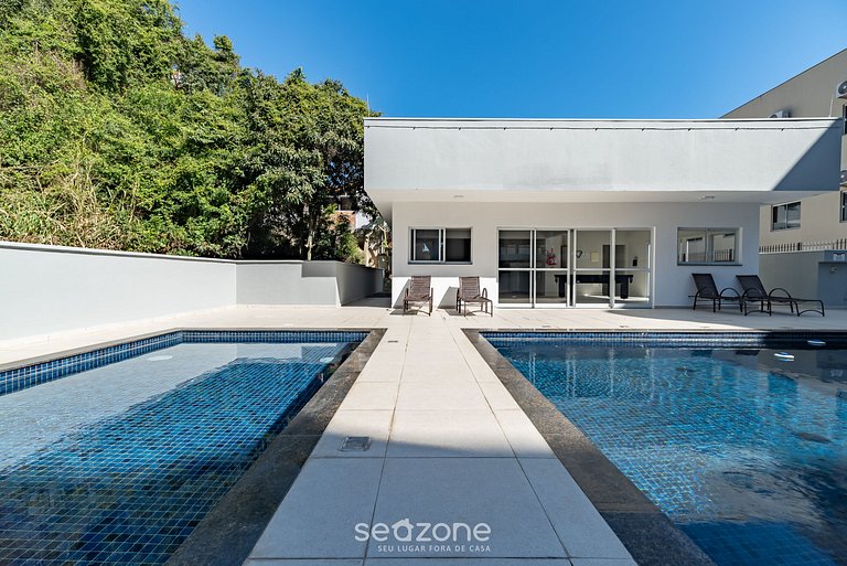 Apartamentos a 140m da praia Floripa-SC IAPs