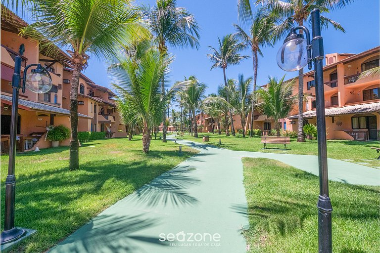 Apto em cond. beira-mar com piscina - GSH2101