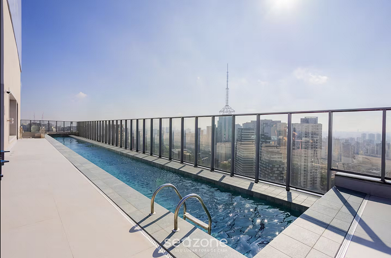 Estudio en Cond. c/ Piscina en Paraíso ONP1701