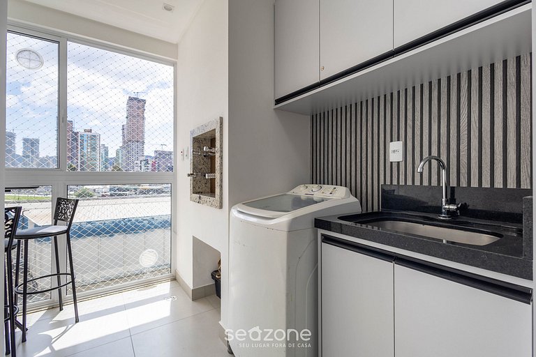 Apto c/ Balcón Gourmet a 500m de la Playa CDM0101