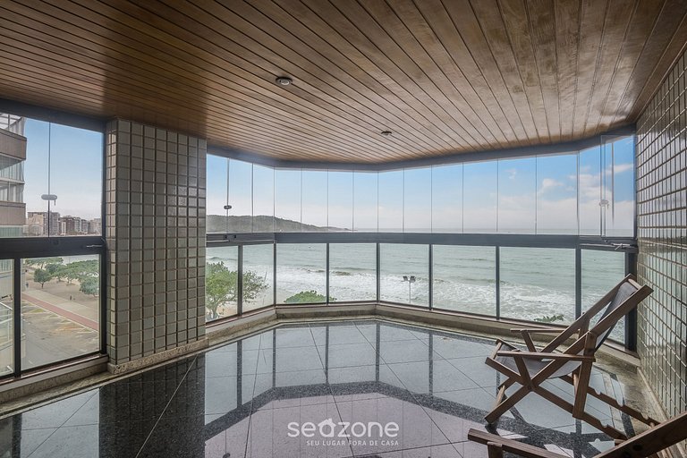 Apto 4 QTS à beira-mar na Praia do Morro - CEA0401