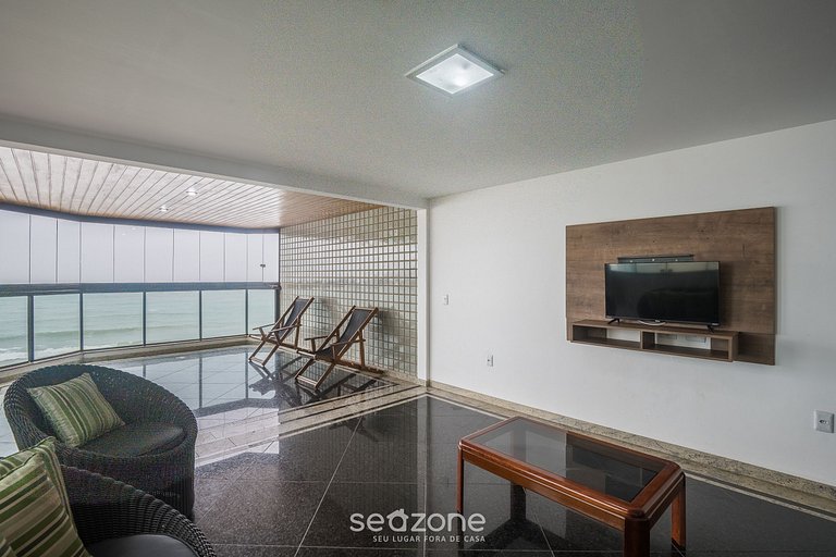 Apto 4 QTS à beira-mar na Praia do Morro - CEA0401