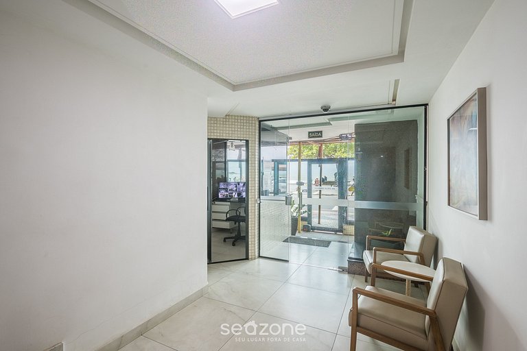 Apto 4 QTS à beira-mar na Praia do Morro - CEA0401