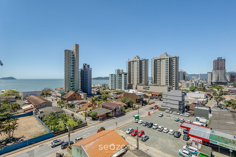 Apto c/ Churrasq. a 210 m da Praia CSI1906